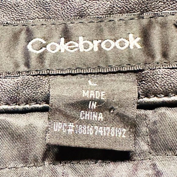 World Poker Tour Black Leather Jacket - Size L - Picture 7 of 9